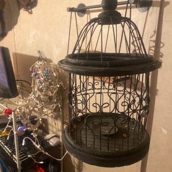 Decorative bird cage candle holder - Picture 4 of 4